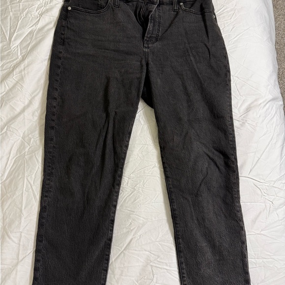 Madewell Perfect Vintage Jean Black Crop - Picture 2 of 5